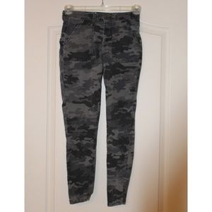 High Rise Camouflage Jeggings